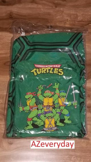 Vintage 1988 Teenage Mutant Ninja Turtles Mirage Studios Back Pack_tmnt -