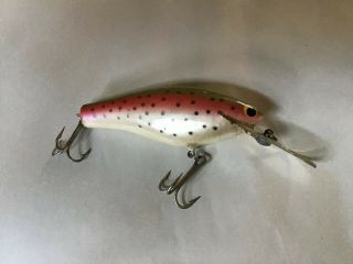Bagley Db - 4 Balsa Wood Lure With All Brass Wire Hardware - Rainbow