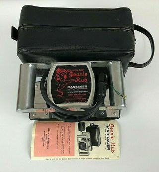 Jeanie Rub Labco Vintage Full Body Electric Vibration Massage Machine In Case