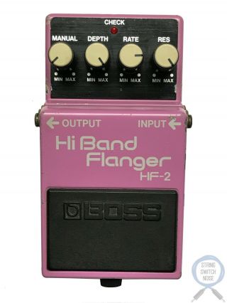 Boss Hf - 2,  Hi Band Flanger,  Made In Japan,  1985,  1st Year Production,  Vintage