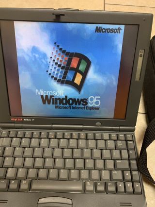 Digital Hinote Vp Ts31d Vintage Laptop Computer Pentium Windows 95 Office Floppy