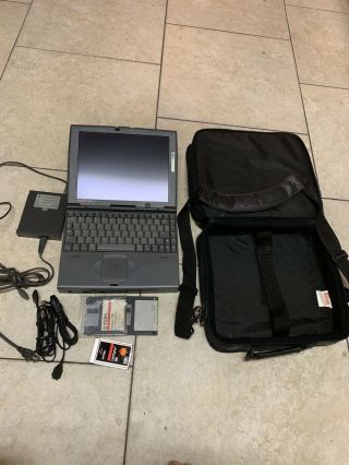 Digital HiNote VP TS31D Vintage laptop Computer Pentium Windows 95 Office Floppy 2