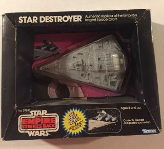 Vintage - Star Destroyer Die Cast - Kenner 1977 Star Wars Empire Strikes Back