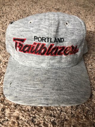 Vintage Portland Trail Blazers Snapback Hat Cap Sports Specialties Starter Nba