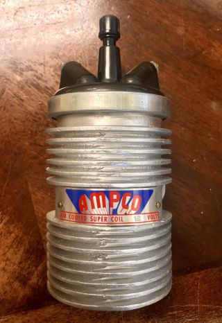 Ampco 12 Volt Coil Finned C - 1860 Nib Scta Rare 1932 Ford Flathead V8 Vintage