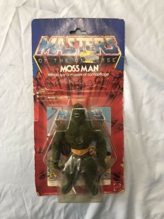 Motu,  Vintage,  Moss Man,  Masters Of The Universe,  Moc,  He - Man