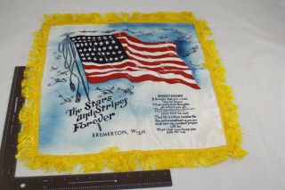 Wwii The Stars And Stripes Forever Sweetheart Pillow Case Sham Bremerton Wa