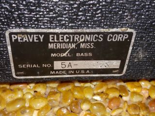 Vintage Peavey Series 400 Bass Head Amp / Made in USA 8