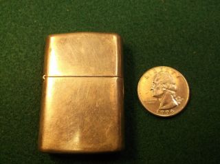 Very Old Vtg Antique Sterling Silver " Packet " Cigarette Lighter Case From Mexico