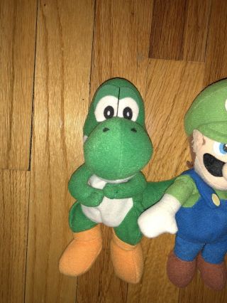 BD&A MARIO PLUSH WARIO YOSHI LUIGI PLUSH NINTENDO 64 VINTAGE DOLL TOY BROS 2