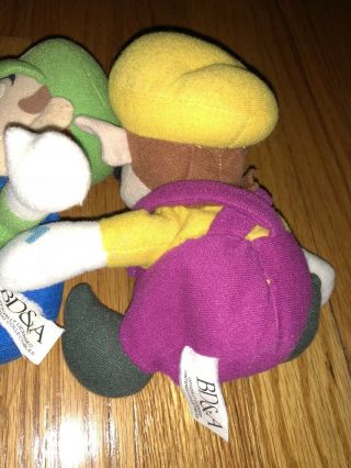 BD&A MARIO PLUSH WARIO YOSHI LUIGI PLUSH NINTENDO 64 VINTAGE DOLL TOY BROS 8