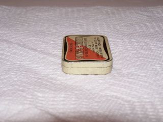 Vintage pre owned Smuckers Pink - N - White pill medicine tin Chicago headache colds 6