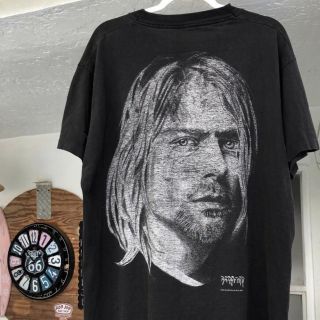 Vintage 1994 Kurt Cobain Shirt Xl Nirvana Giant Brockum Incesticide Winterland