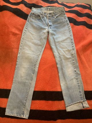 Vintage Selvedge Levi’s Denim Women’s Jeans 24 Inch Waist