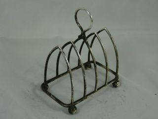 Solid Silver Toast Rack,  1927,  74gm
