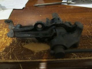 VTG BLACKSMITH - JEWELER - GUNSMITHMINI BENCH VISE /ANVIL DATED JUNE 16 1885 H&B 3