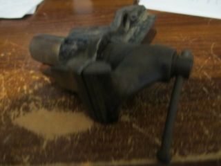 VTG BLACKSMITH - JEWELER - GUNSMITHMINI BENCH VISE /ANVIL DATED JUNE 16 1885 H&B 5