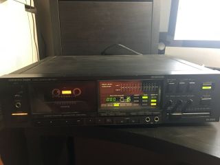 Rare Vintage Onkyo Integra Ta - 2056 - 3 Head Cassette Deck