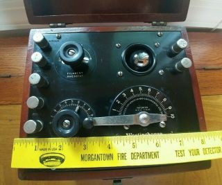 Vtg RCA Radiola Senior Tube Radio Westinghouse Regenerative Receiver Wood Case 4