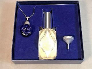 Vintage Tova Beverly Hills Eau De Parfum Spray 1.  7 Oz 50 Ml & Traveling Necklace