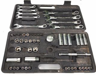 Metrinch Met2362 Combo Socket & Wrench Fix Anything Set Vintage Tools 85