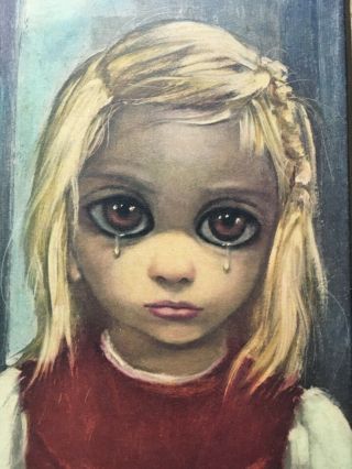 Margaret Keane Big Eyes Vintage 1962 Print “Rejected” 3