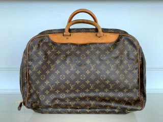 VINTAGE Authentic LOUIS VUITTON Monogram OVERNIGHT BAG Travel Carry On Suitcase 2