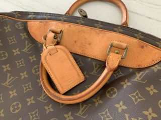 VINTAGE Authentic LOUIS VUITTON Monogram OVERNIGHT BAG Travel Carry On Suitcase 8