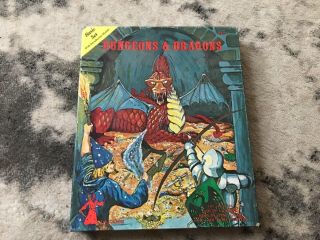 Vintage Tsr Basic D&d Dungeons & Dragons - Basic Set