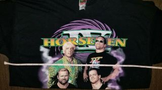 Vintage WCW Four 4 Horseman Tradition Of Excellence Shirt XXL 2X 6