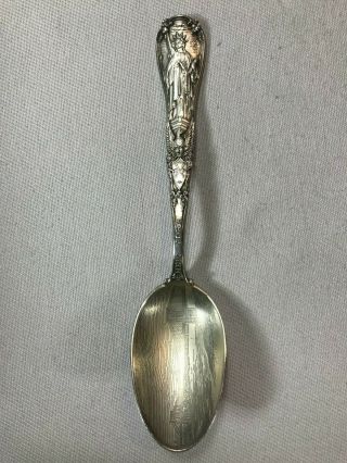 Collectible Landmark Sterling Silver (statue Of Liberty,  Ny) Souvenir Spoon