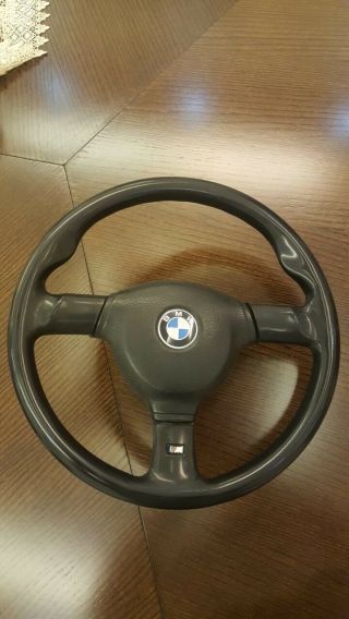 Bmw E30 M3 M Tech 2 Steering Wheel (no Leather) Mtech Ii Rare Small 370mm