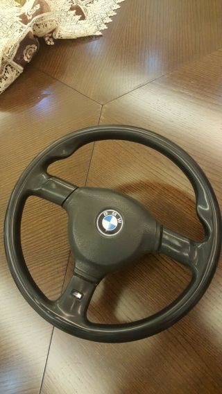 Bmw E30 M3 M Tech 2 Steering Wheel (No Leather) Mtech II Rare Small 370mm 3
