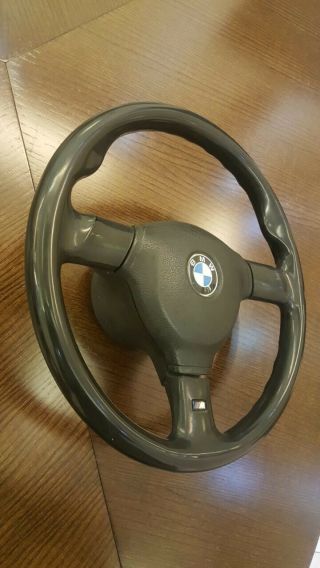 Bmw E30 M3 M Tech 2 Steering Wheel (No Leather) Mtech II Rare Small 370mm 4