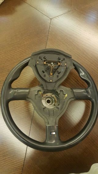 Bmw E30 M3 M Tech 2 Steering Wheel (No Leather) Mtech II Rare Small 370mm 5