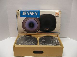 Nos Vintage Jensen Car Speakers 75 Watts J165fr 6 1/2 " Low Profile Dual Cone