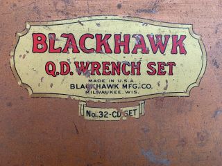 Vintage Blackhawk Qd Wrench Set - Vintage Blackhawk Qd Wrench Set With Handle T