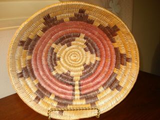 Navajo Wedding Basket,  Vintage,  Purchased 1989 - 90 At Heard Museum,  Phoenix,  Az