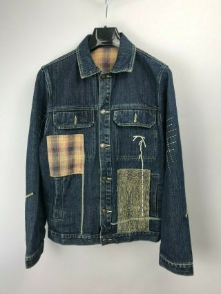 Karl Kani Vintage Denim Jeans Jacket S M Medium Rare