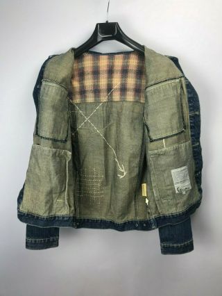 Karl Kani Vintage Denim Jeans Jacket S M Medium Rare 4