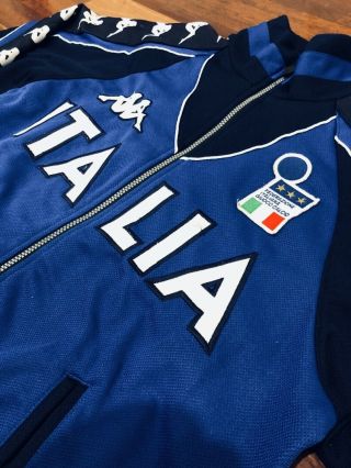Italy Kappa Vintage Football Soccer Jacket Medium 2