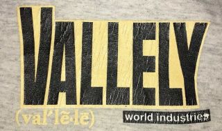 Mike Vallely World Industries Rare Vintage Skate Tee T Xl 90’s Single Sti