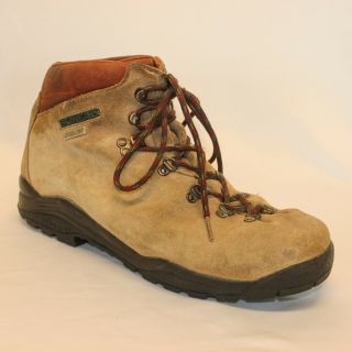 Vtg Boreal Skywalk Suede Leather Hiking Mountaineering Boots Us 11.  5 Spain