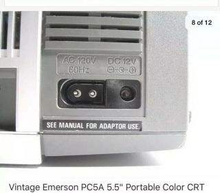 Vintage Emerson PC5A 5.  5 