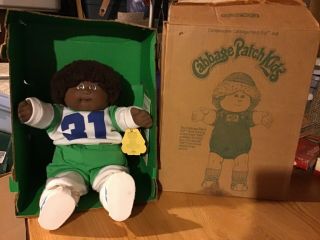 Vintage 1981 Coleco Black Cabbage Patch Kids Doll Orig Box Appalachian Artworks 2