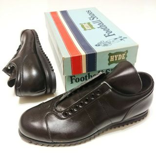 Spot Bilt Ripple Sole Leather Coach Shoes Vintage 1960s 50s Sport 8.  5 Cs34 Hyde