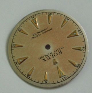 Vintage Rolex Oyster Perpetual Dial For Semi - Bubbleback,  Ref 6084 6090