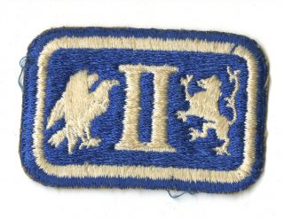 Wwii Ii Corps White Back Patch Patton Africa Sicily Italy Europe