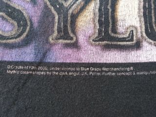 Cradle of Filth Tortured Soul Asylum XL Long Sleeve T - Shirt Vintage 2000 Goth 8