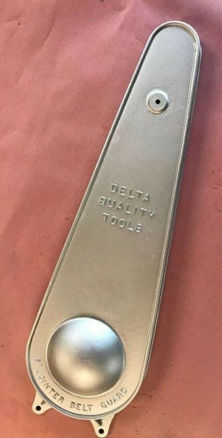 Delta Rockwell Vintage Very Rare 6 " Jointer Belt Pulley Guard Cover Nj 258